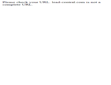 Tablet Screenshot of lead-central.com